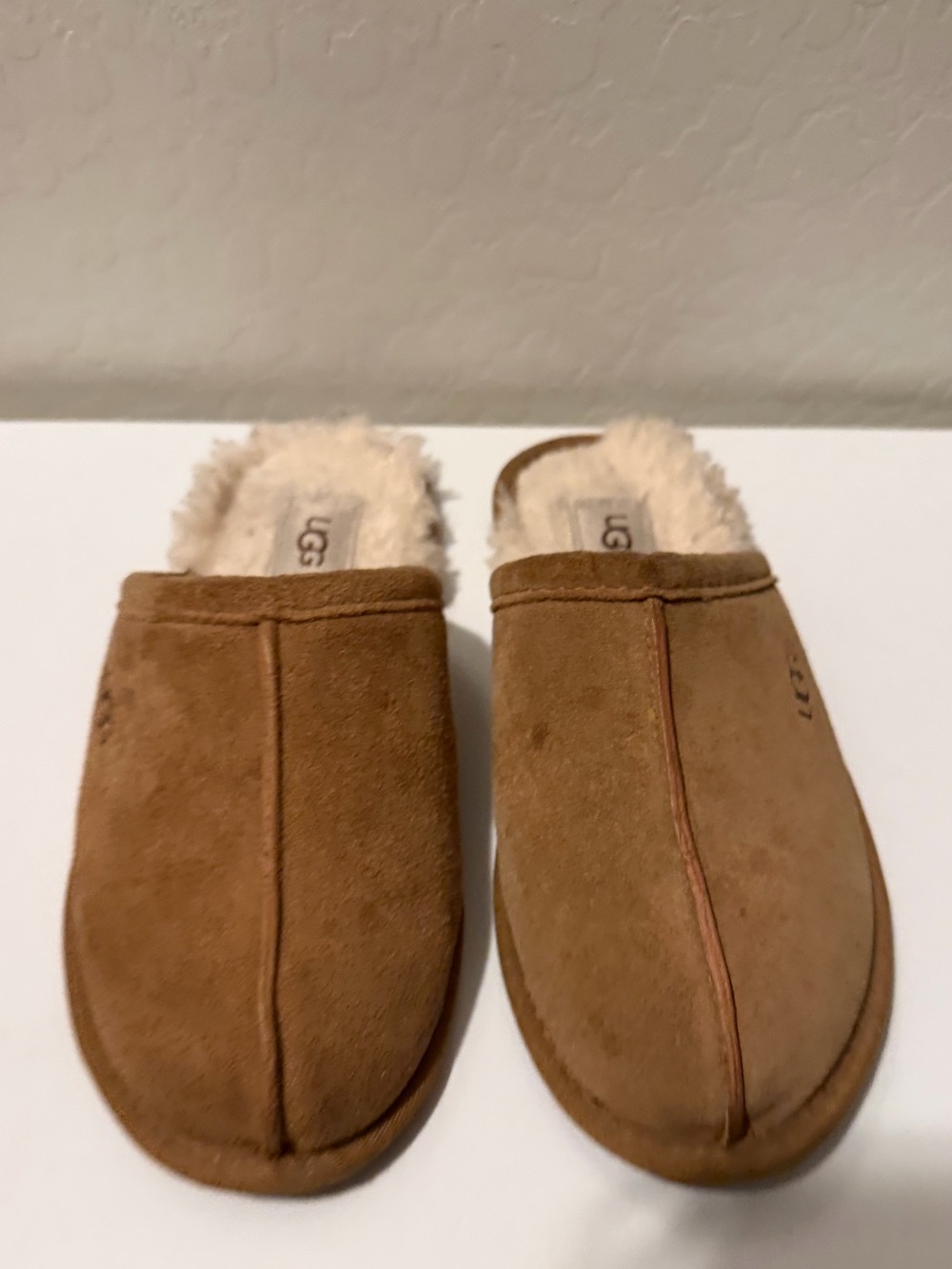 UGG Classic Chestnut Suede Slip-On Slippers